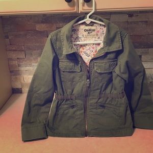 Oshkosh B’gosh olive green girls jacket